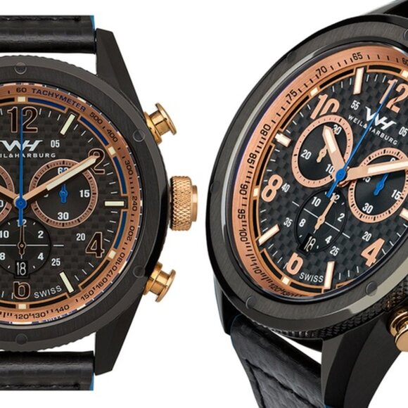 Weil & Harburg Peake 47.5mm Case Swiss Watch - Picture 1 of 6